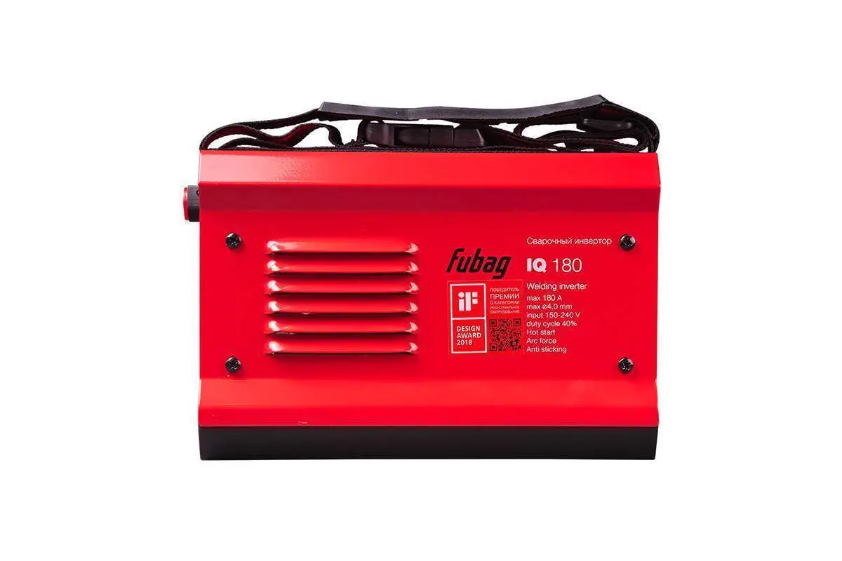 Аппарат инверторный FUBAG IQ-180 (220В, 20-180А)